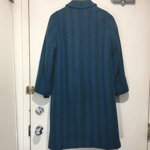 VINTAGE HARRIS TWEED HANDWOVEN WOOL COATS SIZE M - Picture 3 of 8